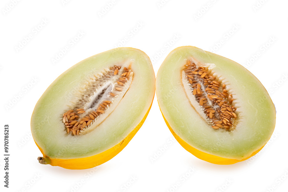 yellow melon in studio