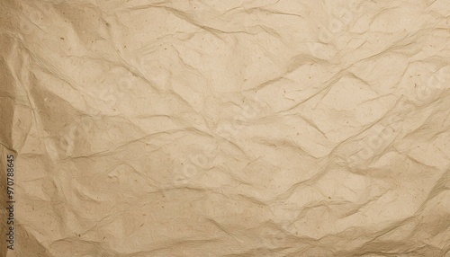 Abstract Slightly. A Little Crumpled Recycled Paper Texture Background_37