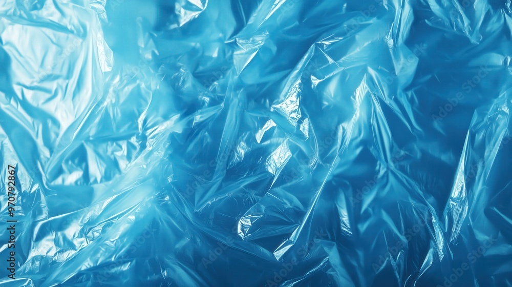 Spring-inspired crumpled plastic wrap texture for creative designs Spring-inspired crumpled plastic wrap texture for creative designs