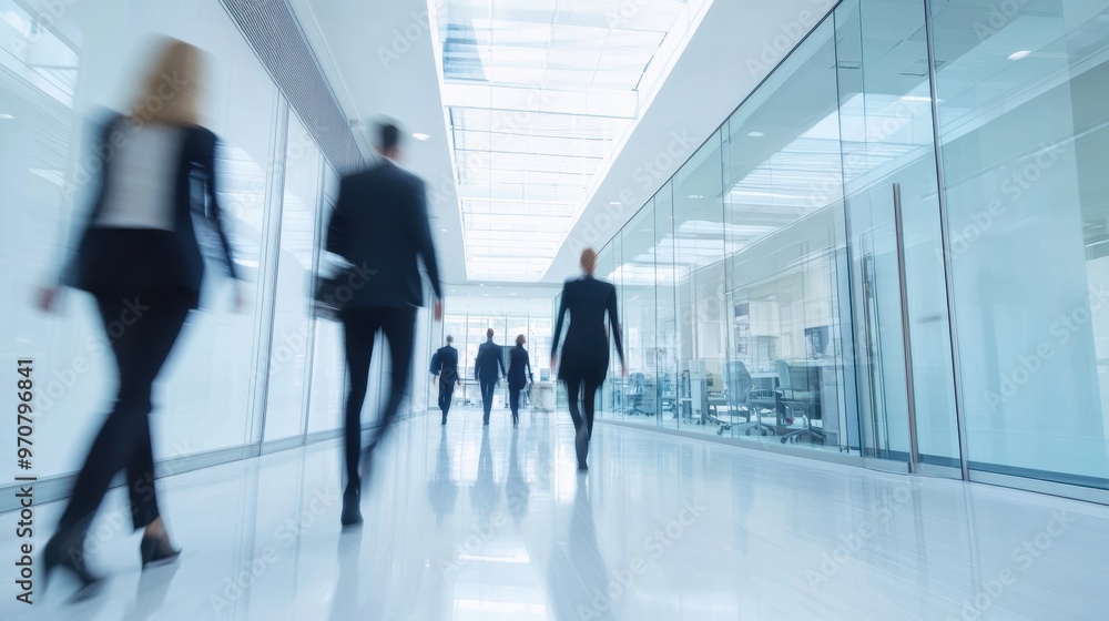 Group of Business people walking in the office corridor,People in business center walking at hall,office employees in motion go around at coworking space,Wide image,Concept of office life. Group of Business people walking in the office corridor,People in business center walking at hall,office employees in motion go around at coworking space,Wide image,Concept of office life.