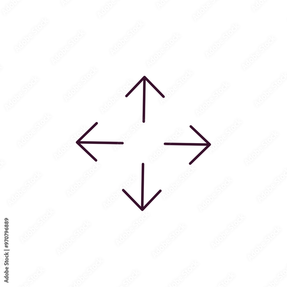 arrowheads outline icon. Linear vector from user interface concept. Thin line arrowheads icon isolated on white background arrowheads outline icon. Linear vector from user interface concept. Thin line arrowheads icon isolated on white background