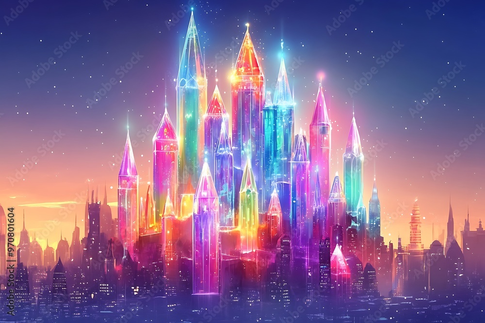 Fototapeta premium Crystal Castle