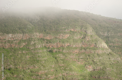 Slope of the Liria ravine. Hermigua. La Gomera. Canary Islands. Spain. photo