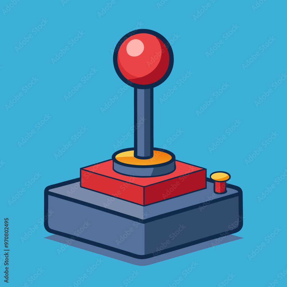vector illustration of joystick controller game vector illustration of joystick controller game