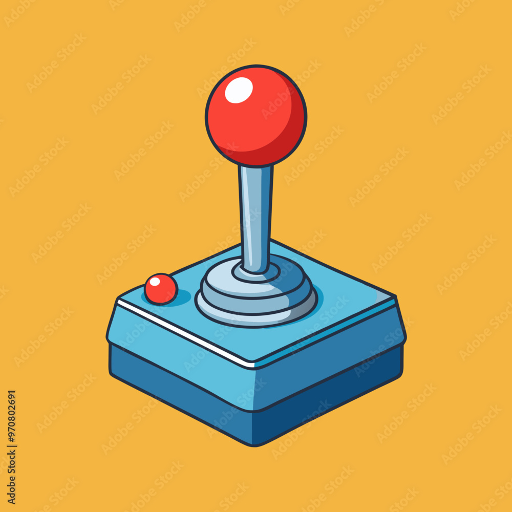 vector illustration of joystick controller game vector illustration of joystick controller game