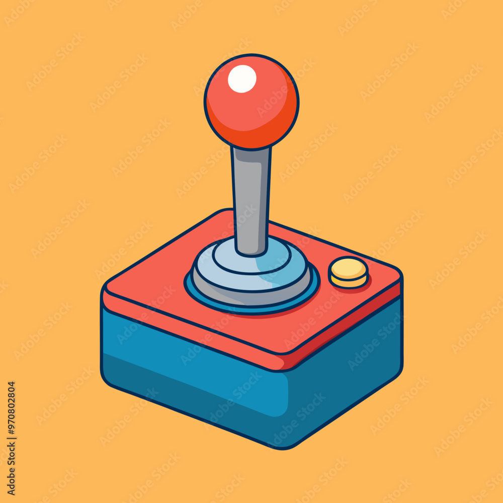 vector illustration of joystick controller game vector illustration of joystick controller game