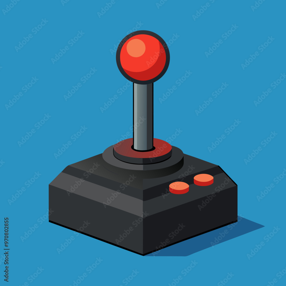 vector illustration of joystick controller game vector illustration of joystick controller game
