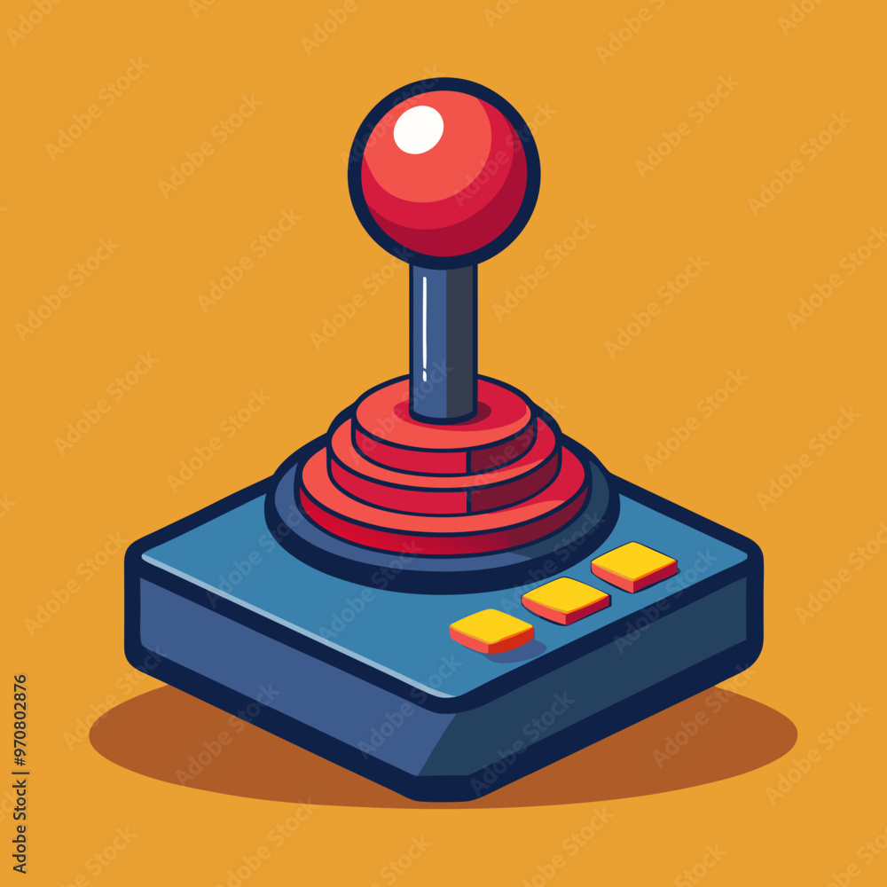 vector illustration of joystick controller game vector illustration of joystick controller game