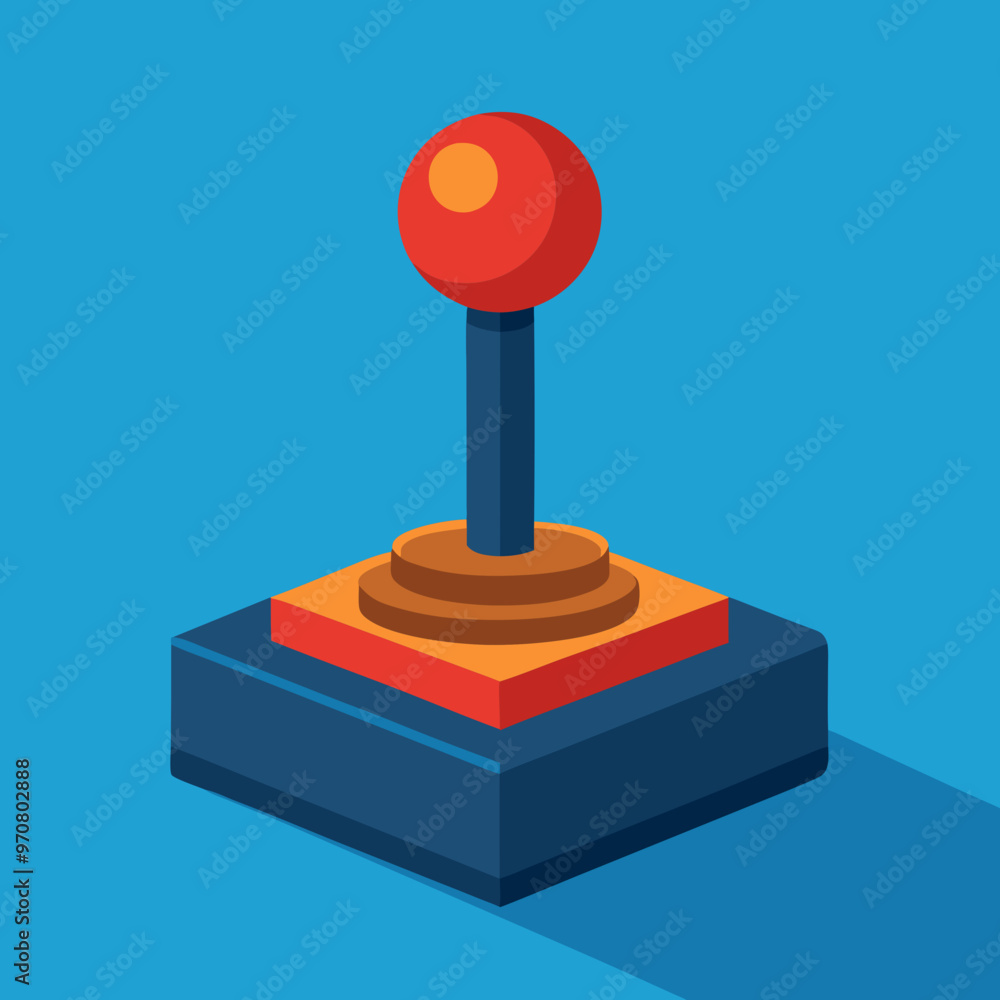 vector illustration of joystick controller game vector illustration of joystick controller game