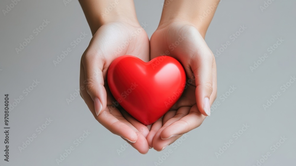 The Hands Holding Heart The Hands Holding Heart