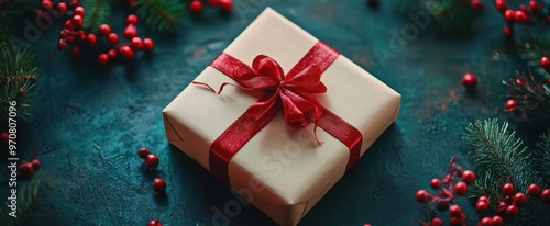 The Gift with Red Ribbon