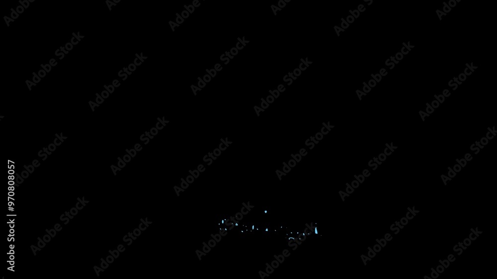 2D Flash Animation with Water Element featuring a falling water drop element 2D Flash Animation with Water Element featuring a falling water drop element