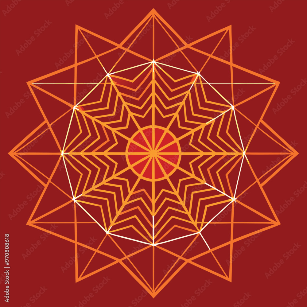 Adobe Illustrator Artwork simple fractal pattern with repeating lines that mirror themselves as they get smaller. Adobe Illustrator Artwork simple fractal pattern with repeating lines that mirror themselves as they get smaller.
