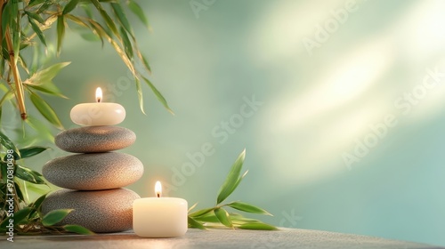 The Tranquil Candle and Stones