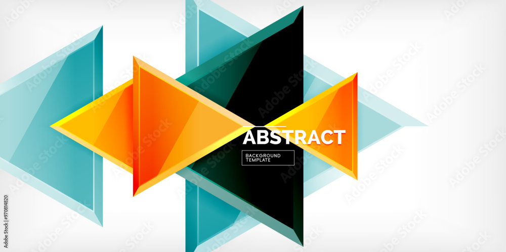 Triangle glass shapes geometric abstract background. Vector Illustration For Wallpaper, Banner, Background, Card, Book Illustration, landing page Triangle glass shapes geometric abstract background. Vector Illustration For Wallpaper, Banner, Background, Card, Book Illustration, landing page