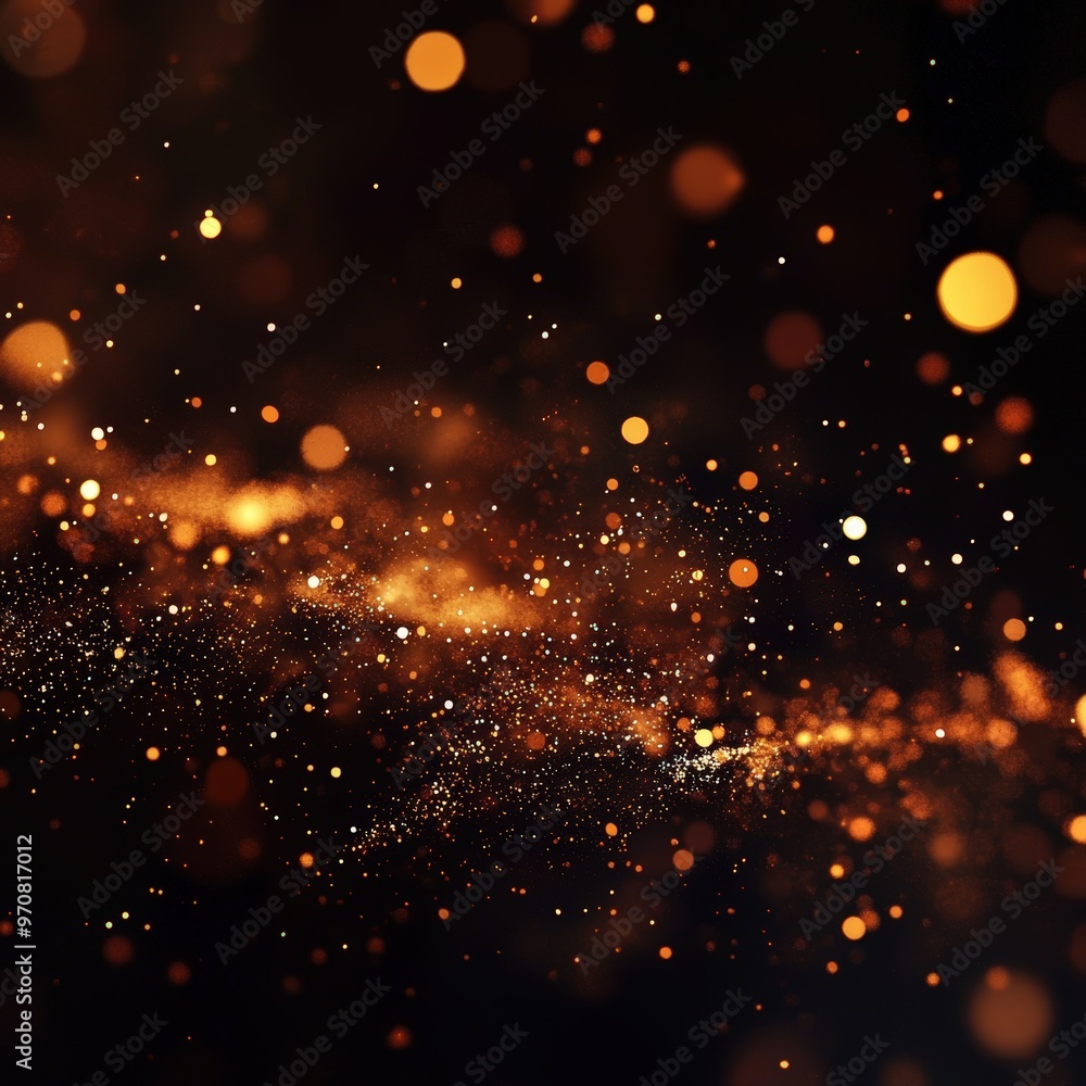 Shimmering golden lights Shimmering golden lights