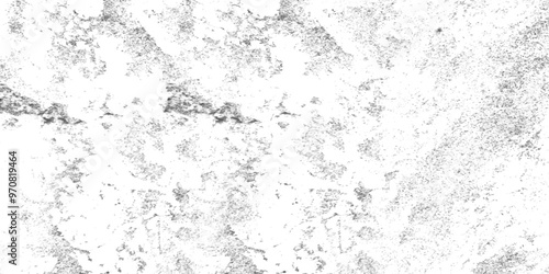 Abstract overlay rough distress dust particle noise grunge and dust gain texture. vector grunge black and white crack paper design concrete wall with cracks and scratches background