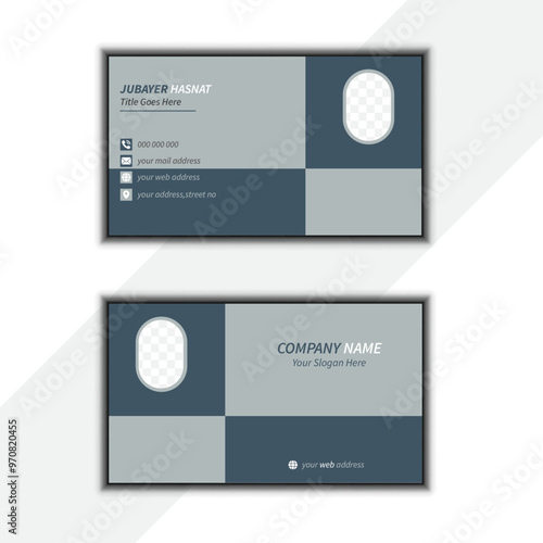 creative modern name card and business card, Business card design template, elegant business card