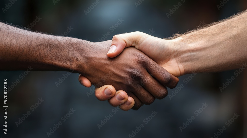 Strong Business Handshake Symbolizing Trust and Partnership Strong Business Handshake Symbolizing Trust and Partnership
