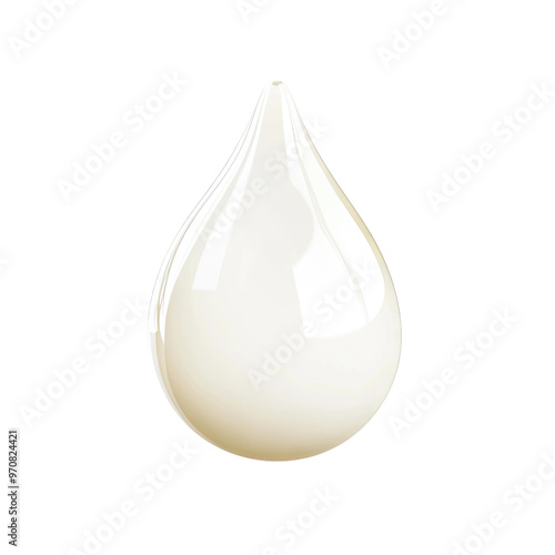 Single drop of milk