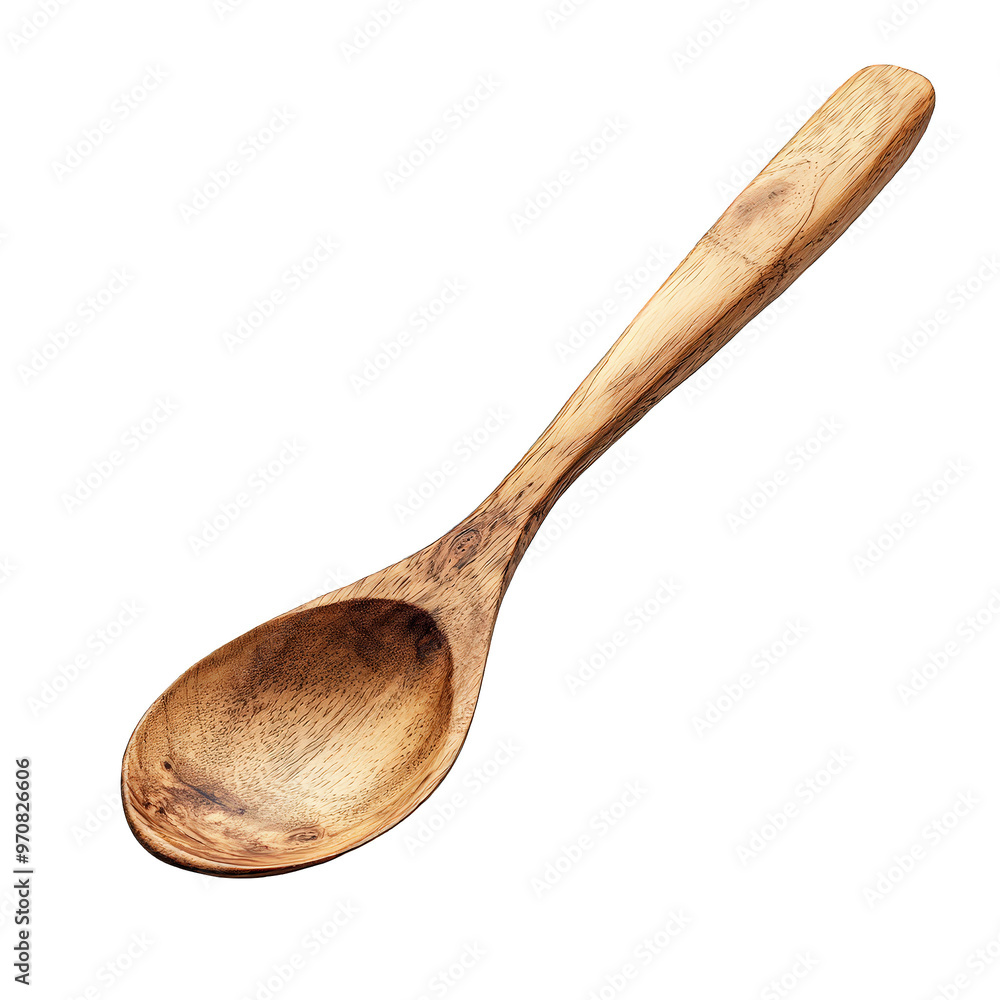 Wooden Spoon isolated on transparent background Wooden Spoon isolated on transparent background