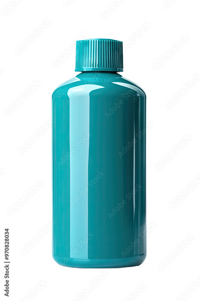 Teal plastic bottle mockup Teal plastic bottle mockup
