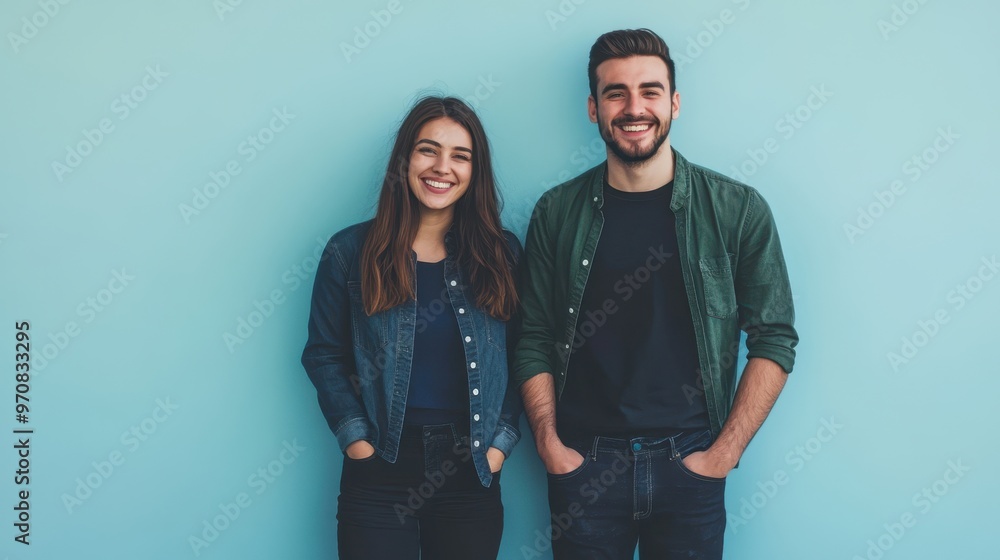 The Happy Smiling Young Adults The Happy Smiling Young Adults