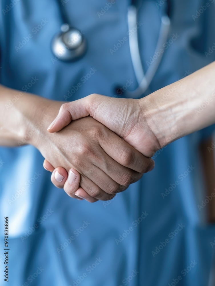 Healthcare Professionals Shaking Hands Healthcare Professionals Shaking Hands