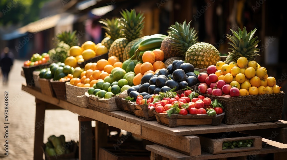fruit and vegetable stand fruit and vegetable stand
