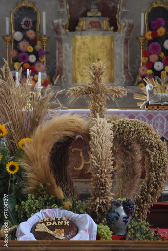 Erntekrone in Sankt Stephan