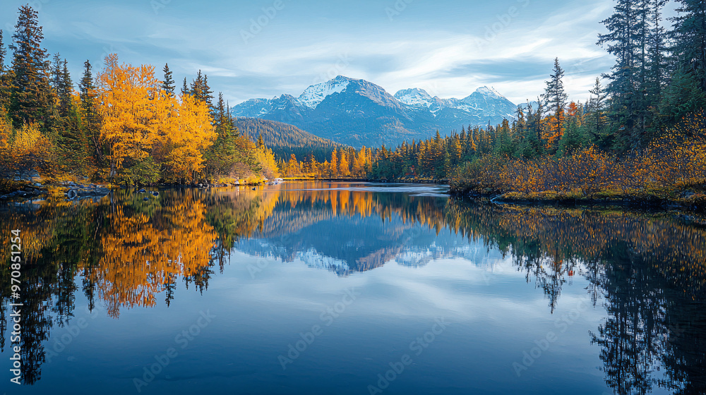 Fototapeta premium Crystal-Clear Nature Background: High-Resolution Wallpaper for a Serene and Stunning View