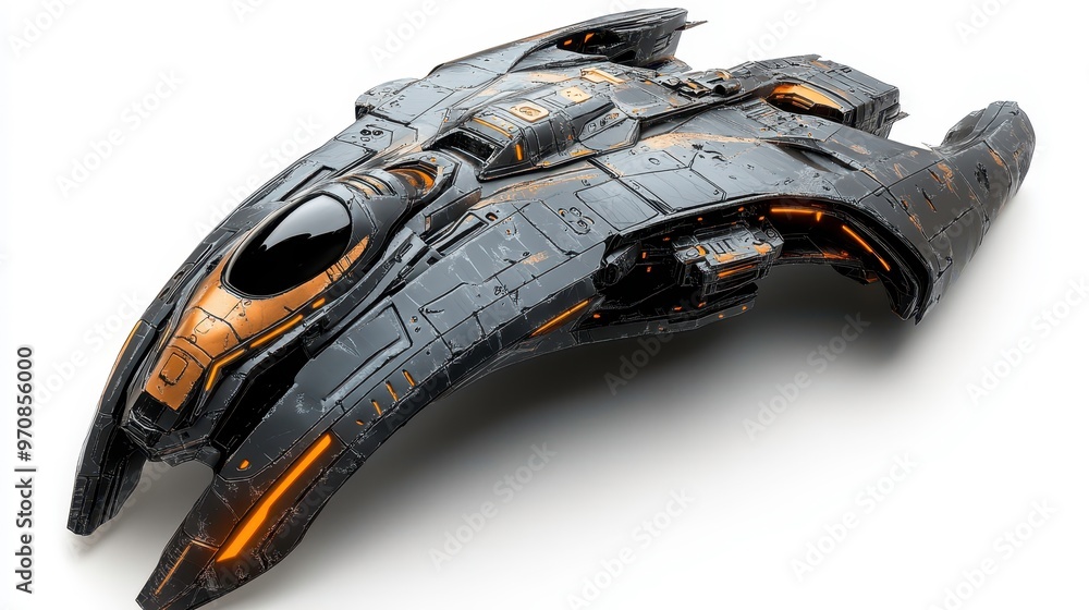 Naklejka premium Vanguard 1 clipart, element, 3D illustration, realistic, isolated on white background