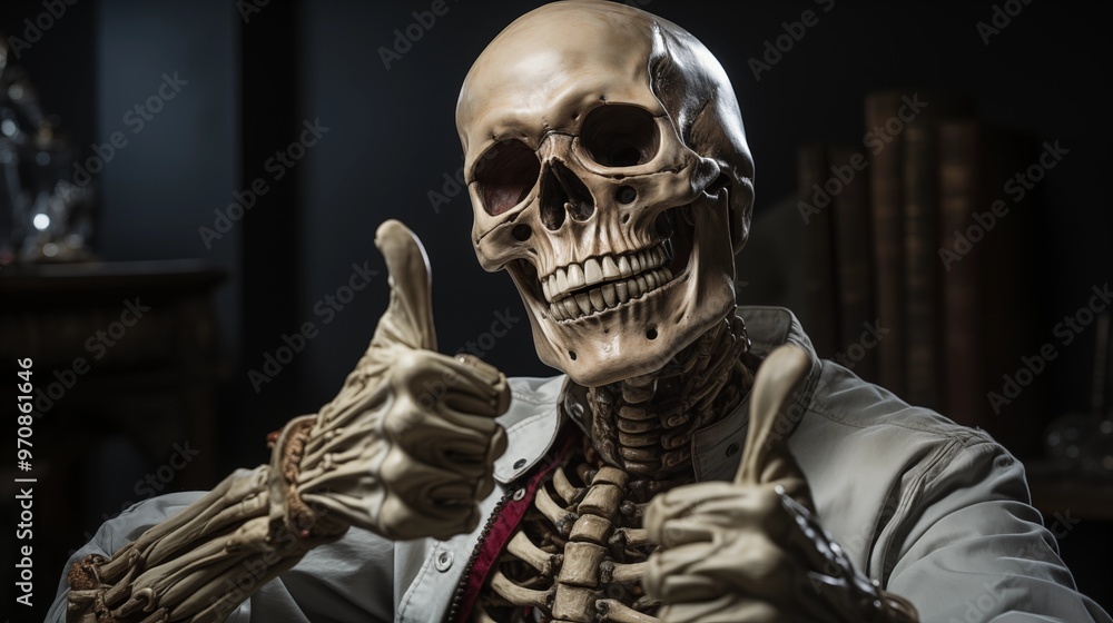 Skeleton Thumbs Up. Skeleton Thumbs Up.