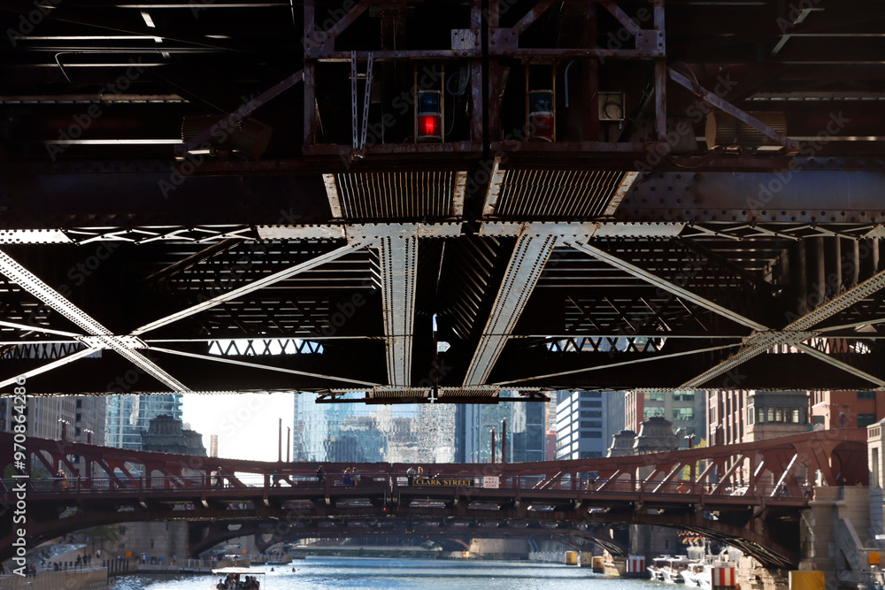 Urban landscape in the downtown of Chicago, Illinois Urban landscape in the downtown of Chicago, Illinois