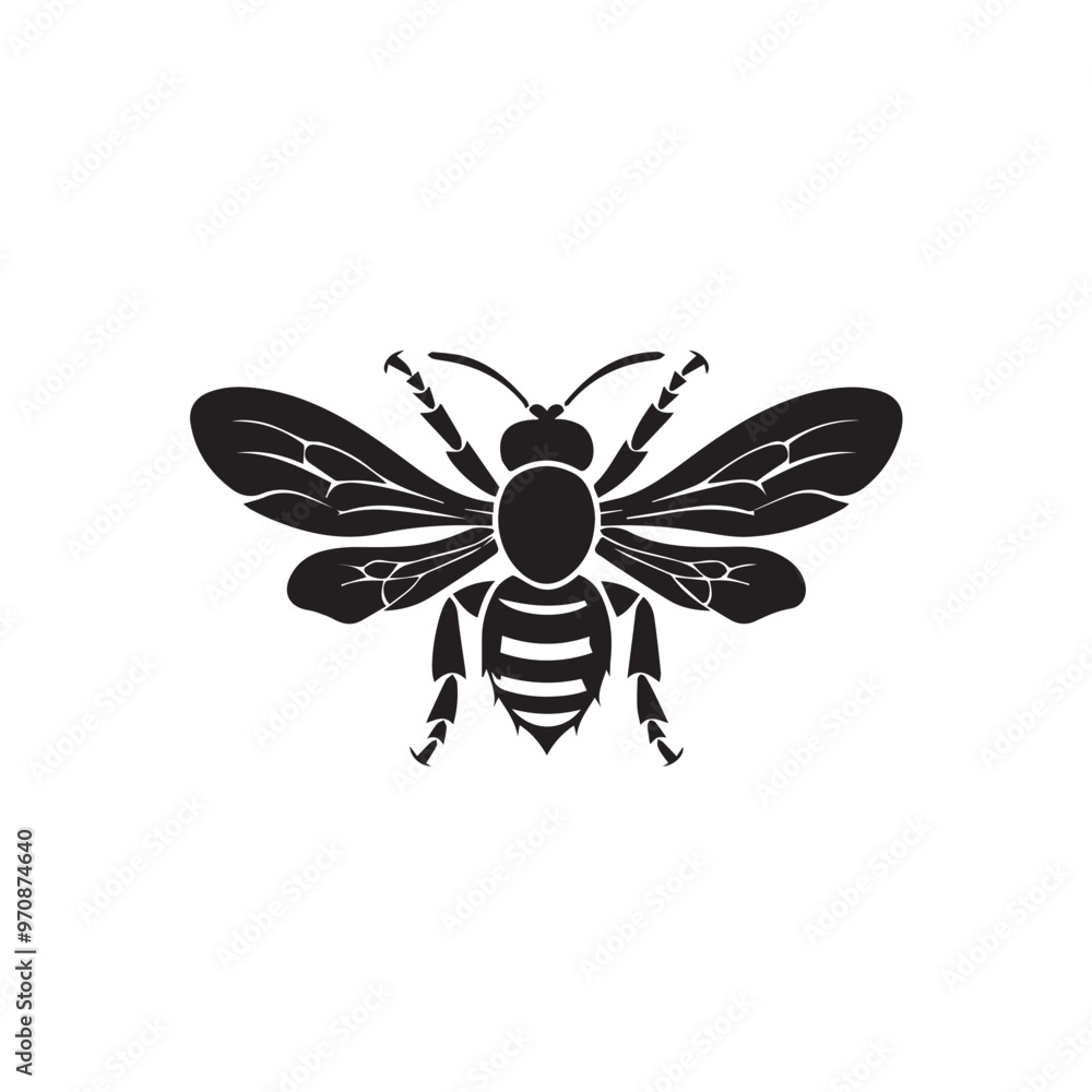 Wasp in cartoon, doodle style . Image for t-shirt, web, mobile apps and ui. Isolated 2d vector illustration in logo, icon, sketch style, Eps 10, black and white. AI Generative Wasp in cartoon, doodle style . Image for t-shirt, web, mobile apps and ui. Isolated 2d vector illustration in logo, icon, sketch style, Eps 10, black and white. AI Generative