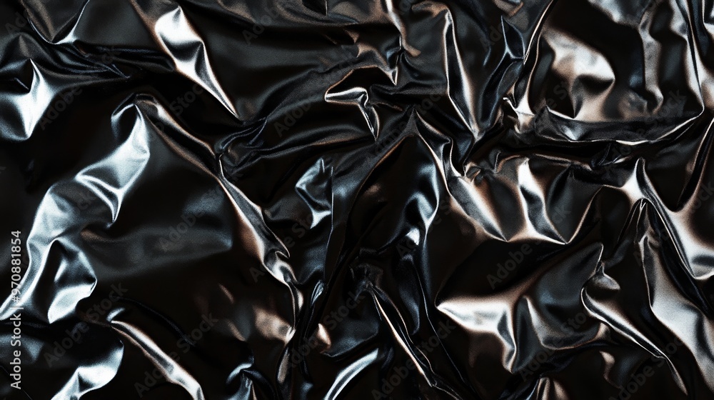 A black metallic surface, shiny and reflective, with industrial vibes A black metallic surface, shiny and reflective, with industrial vibes