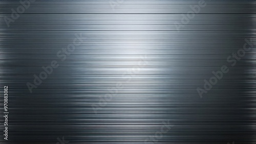 Polished Stainless Steel Plate with Gleaming Reflection - High-Quality Metal Texture Background