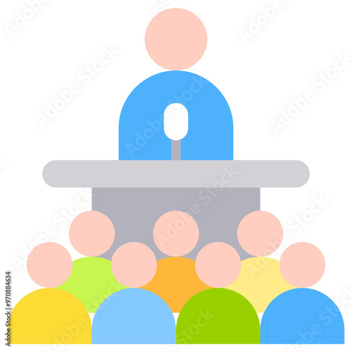 Public Speaking Icon