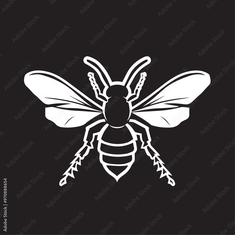 Wasp in cartoon, doodle style . Image for t-shirt, web, mobile apps and ui. Isolated 2d vector illustration in logo, icon, sketch style, Eps 10, black and white. AI Generative Wasp in cartoon, doodle style . Image for t-shirt, web, mobile apps and ui. Isolated 2d vector illustration in logo, icon, sketch style, Eps 10, black and white. AI Generative