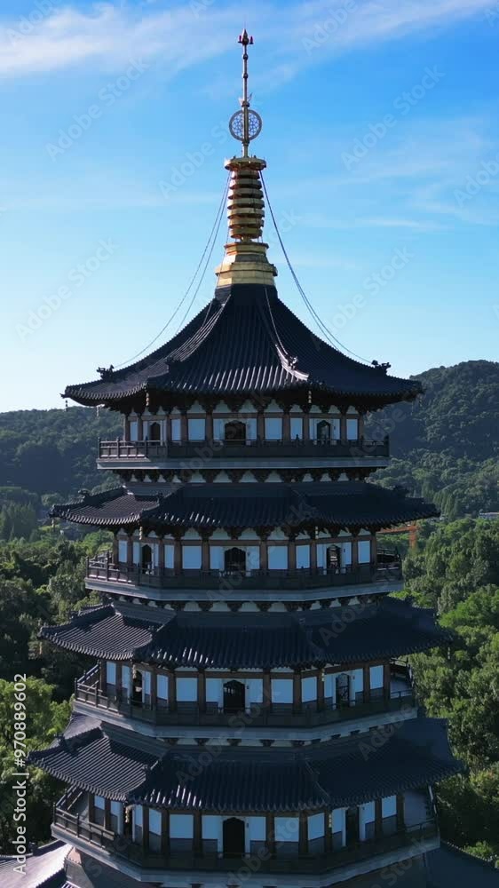 Leifeng Pagoda in West Lake Scenic Area, Hangzhou, China Leifeng Pagoda in West Lake Scenic Area, Hangzhou, China