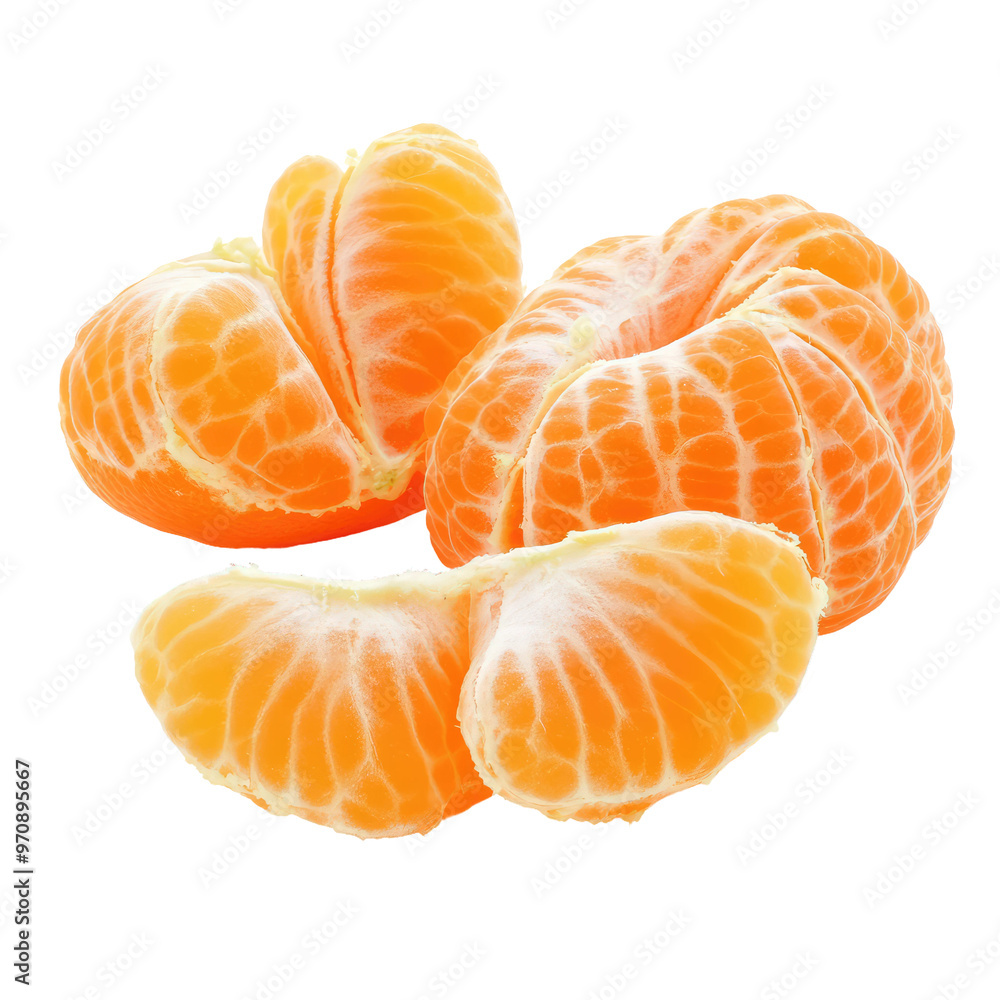 Fresh tangerine segments Fresh tangerine segments