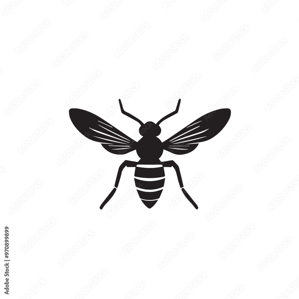 Wasp in cartoon, doodle style . Image for t-shirt, web, mobile apps and ui. Isolated 2d vector illustration in logo, icon, sketch style, Eps 10, black and white. AI Generative Wasp in cartoon, doodle style . Image for t-shirt, web, mobile apps and ui. Isolated 2d vector illustration in logo, icon, sketch style, Eps 10, black and white. AI Generative
