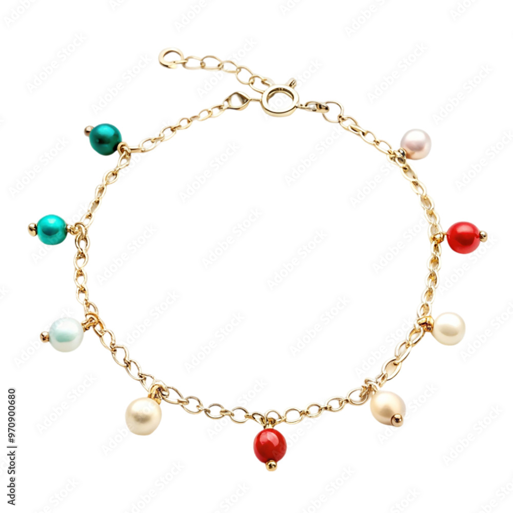 Anklet isolated on transparent background. Anklet isolated on transparent background.