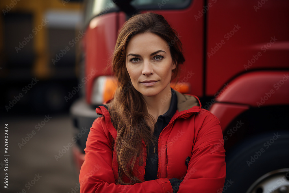 Created with generative ai photo of confident woman rescuer Created with generative ai photo of confident woman rescuer