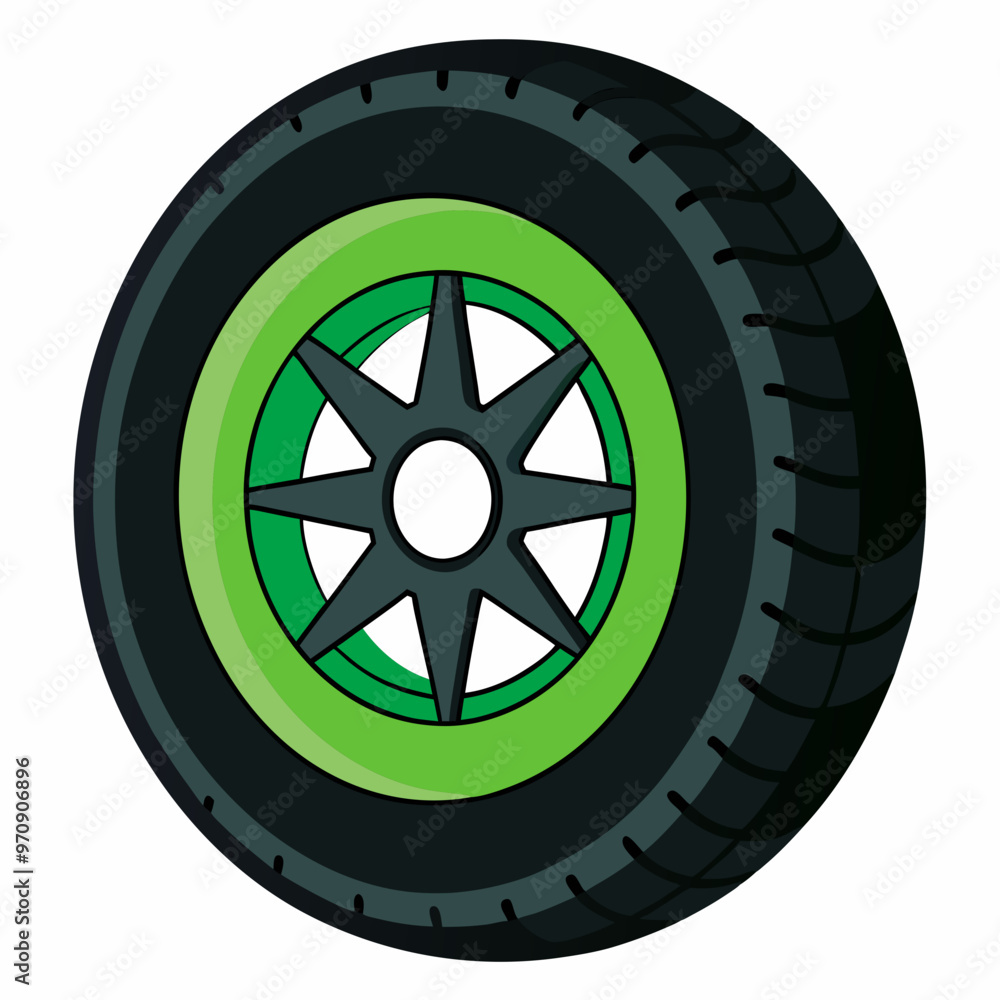 tire tyre wheel car vector illustration tire tyre wheel car vector illustration