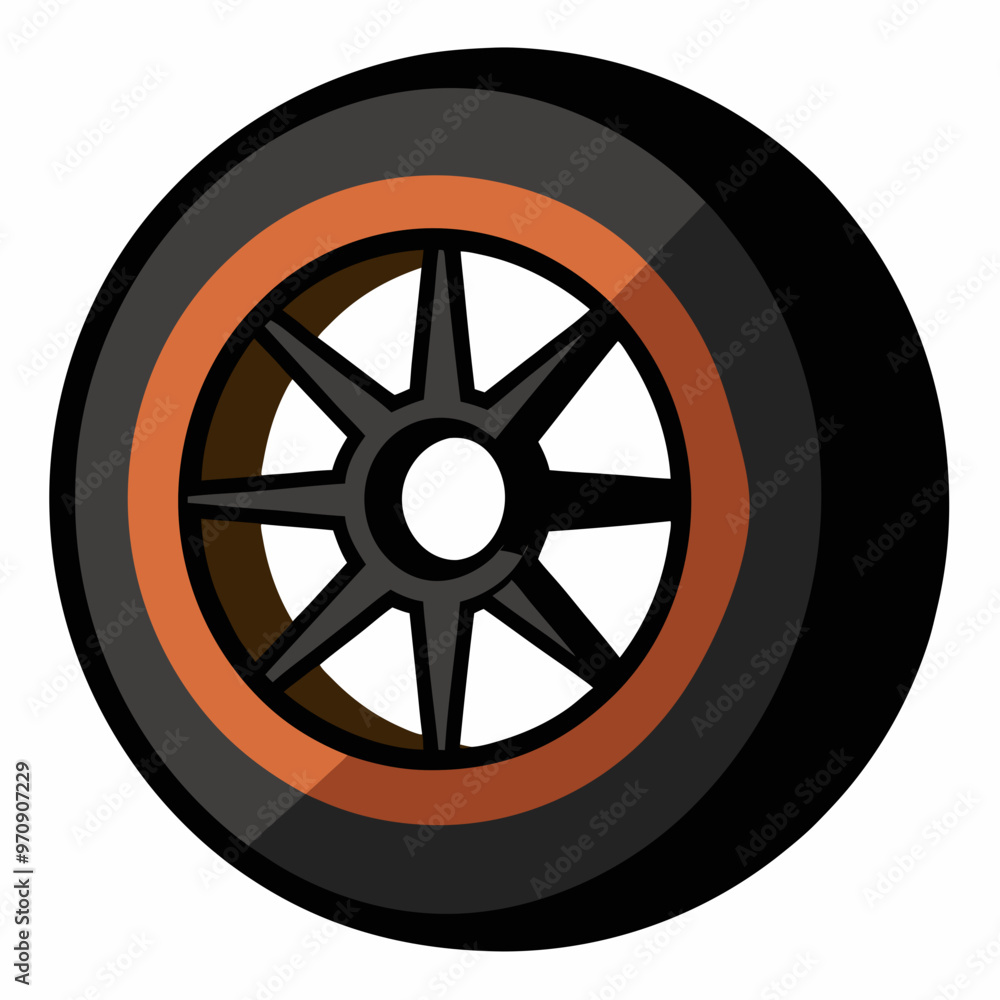 tire tyre wheel car vector illustration tire tyre wheel car vector illustration