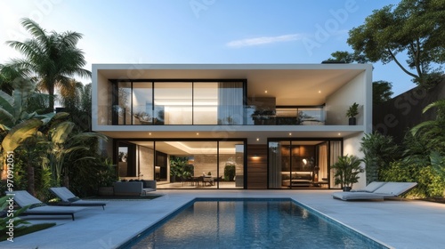 Modern Minimalist Modern House For Sale Flyerproprietary flyer template