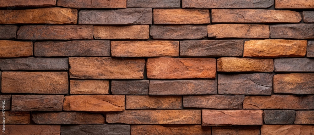 Textured stone wall featuring warm, earthy tones and a rustic appearance, ideal for backgrounds or architectural designs. Textured stone wall featuring warm, earthy tones and a rustic appearance, ideal for backgrounds or architectural designs.