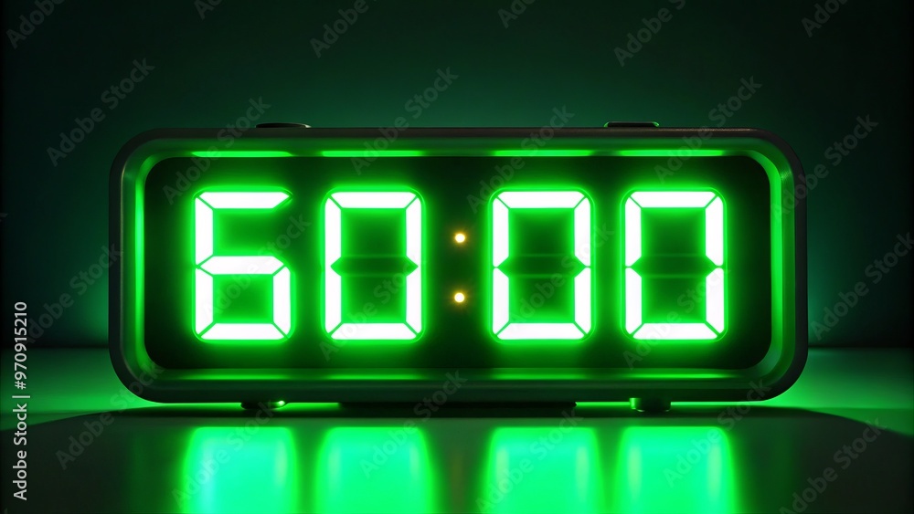 A clock in the darkness flickered to life, its glowing green digits casting an eerie light as they danced into focus, proclaiming the time to be 6:00 AM. A clock in the darkness flickered to life, its glowing green digits casting an eerie light as they danced into focus, proclaiming the time to be 6:00 AM.