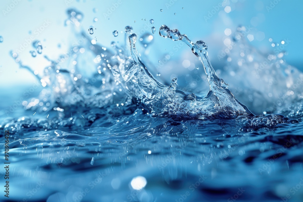 Agua en movimiento. Gotas de agua. Textura fluida. Recurso gráfico, fondo. Agua en movimiento. Gotas de agua. Textura fluida. Recurso gráfico, fondo.